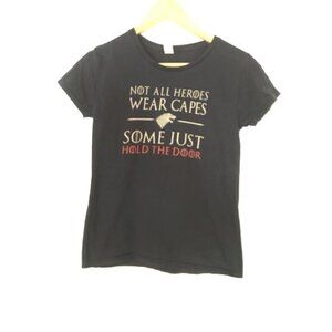 💸 Game of Thrones hold the door blue t shirt sz Sm